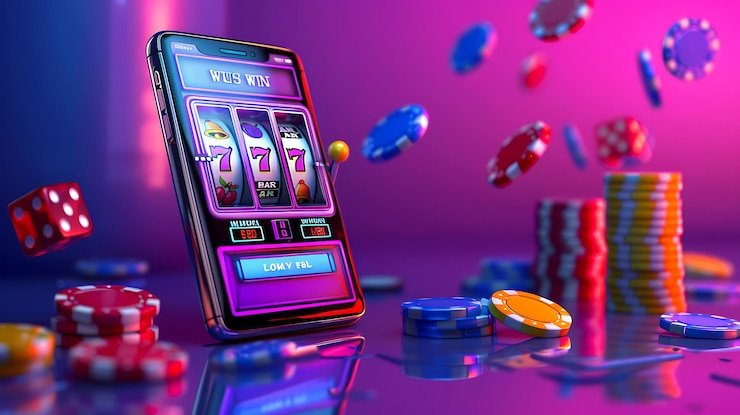 Pemain menggunakan aplikasi 888 slots untuk bermain baccarat live